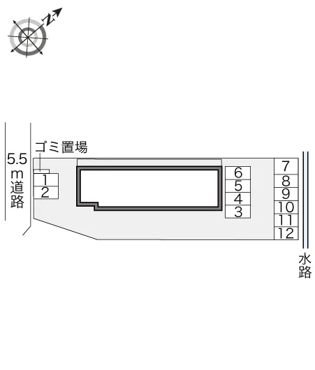 ★手数料０円★市原市姉崎　月極駐車場（LP）